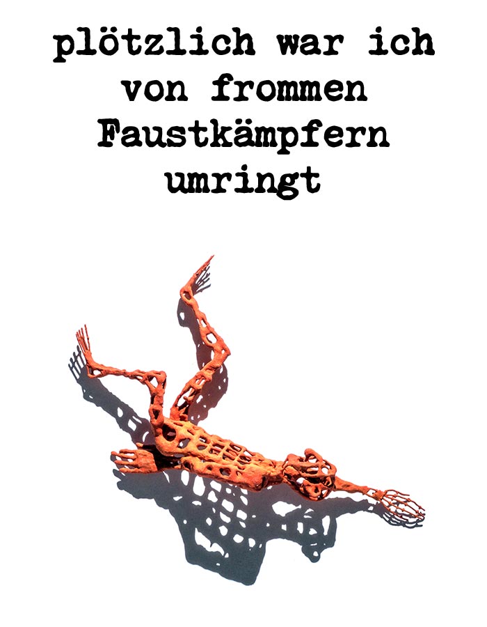 plötzlich war ich von frommen Faustkämpfern umringt - german author roman ladwein