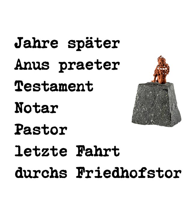 Jahre spaeter Anus praeter - german author roman ladwein
